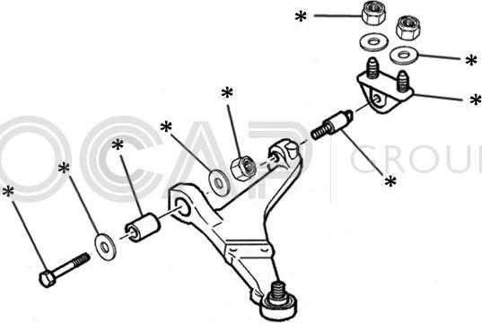 OCAP 0902270 - Link Set, wheel suspension autospares.lv