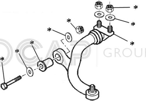 OCAP 0902271 - Link Set, wheel suspension autospares.lv