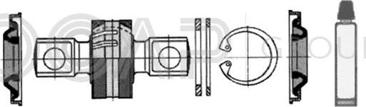 OCAP 0907578 - Repair Kit, guide strut autospares.lv