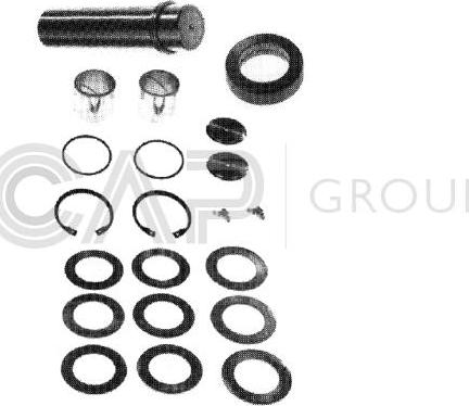 OCAP 0927407 - Repair Kit, kingpin autospares.lv