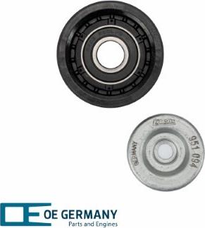 OE Germany 802818 - Pulley, v-ribbed belt autospares.lv