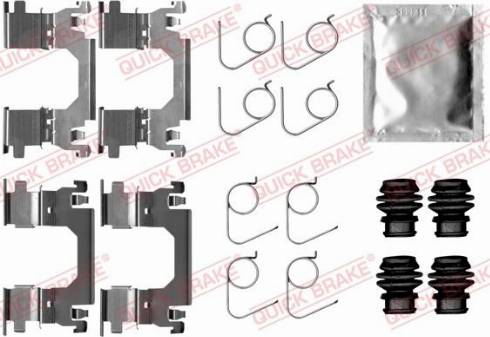 OJD Quick Brake 109-0053 - Accessory Kit for disc brake Pads autospares.lv