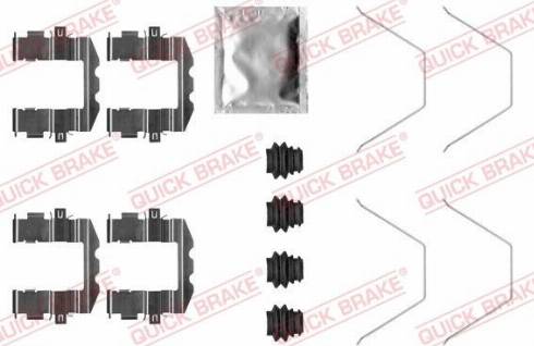 OJD Quick Brake 109-0057 - Accessory Kit for disc brake Pads autospares.lv