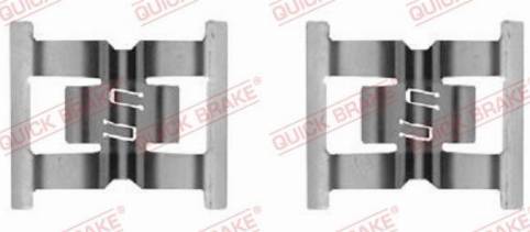 OJD Quick Brake 109-0031 - Accessory Kit for disc brake Pads autospares.lv