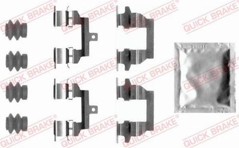 OJD Quick Brake 109-0026 - Accessory Kit for disc brake Pads autospares.lv