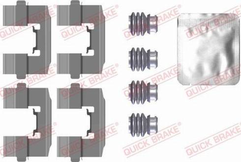 OJD Quick Brake 109-0115 - Accessory Kit for disc brake Pads autospares.lv