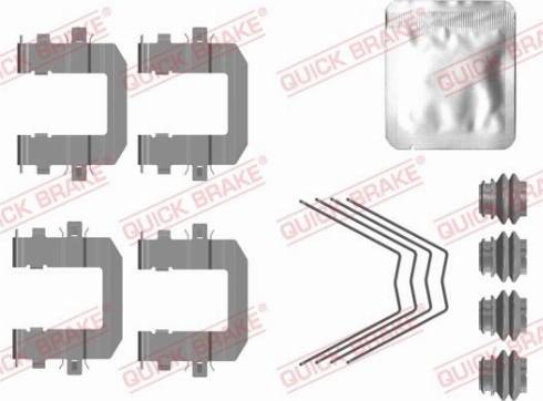 OJD Quick Brake 109-0131 - Accessory Kit for disc brake Pads autospares.lv