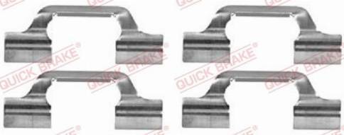 OJD Quick Brake 1091685 - Accessory Kit for disc brake Pads autospares.lv