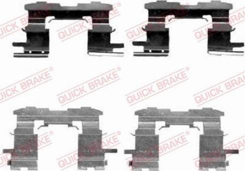 OJD Quick Brake 1091631 - Accessory Kit for disc brake Pads autospares.lv