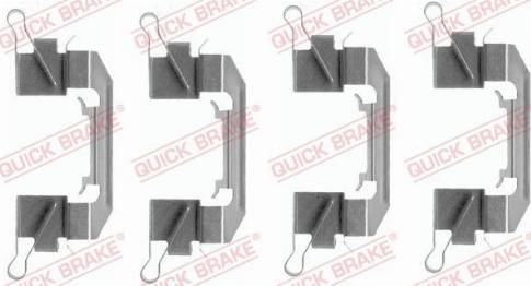 OJD Quick Brake 1091626 - Accessory Kit for disc brake Pads autospares.lv