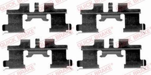 OJD Quick Brake 109-1677 - Accessory Kit for disc brake Pads autospares.lv