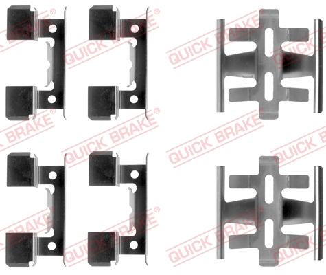 OJD Quick Brake 109-1022 - Accessory Kit for disc brake Pads autospares.lv