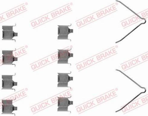 OJD Quick Brake 1091166 - Accessory Kit for disc brake Pads autospares.lv