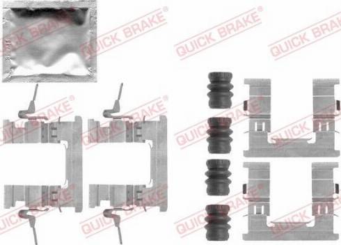 OJD Quick Brake 109-1853 - Accessory Kit for disc brake Pads autospares.lv