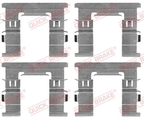 OJD Quick Brake 109-1869 - Accessory Kit for disc brake Pads autospares.lv