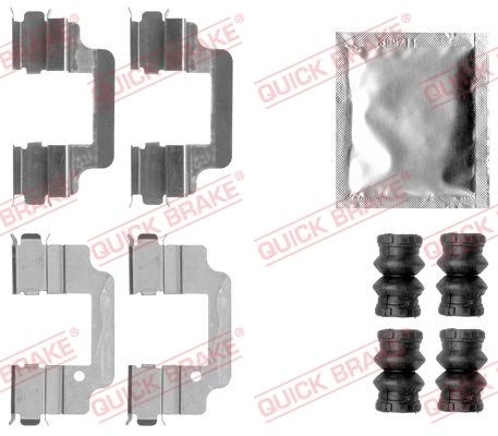 OJD Quick Brake 109-1806 - Accessory Kit for disc brake Pads autospares.lv