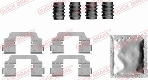 OJD Quick Brake 1091828 - Accessory Kit for disc brake Pads autospares.lv