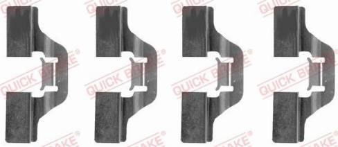 OJD Quick Brake 1091211 - Accessory Kit for disc brake Pads autospares.lv