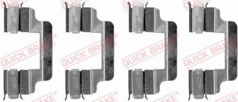 OJD Quick Brake 1091230 - Accessory Kit for disc brake Pads autospares.lv