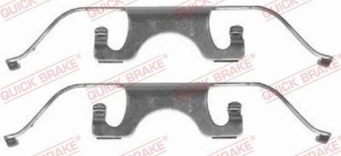 OJD Quick Brake 109-1224 - Accessory Kit for disc brake Pads autospares.lv