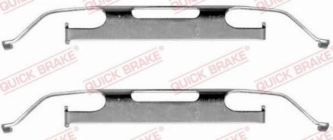 OJD Quick Brake 109-1223 - Accessory Kit for disc brake Pads autospares.lv