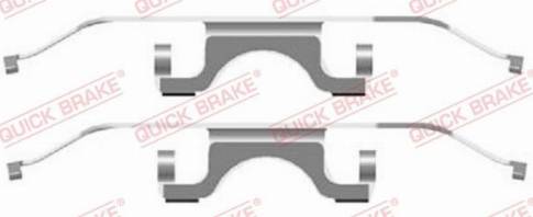 OJD Quick Brake 1091702 - Accessory Kit for disc brake Pads autospares.lv