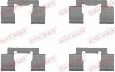 OJD Quick Brake 109-1732 - Accessory Kit for disc brake Pads autospares.lv