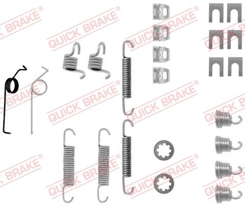 OJD Quick Brake 105-0519 - Accessory Kit, brake shoes autospares.lv