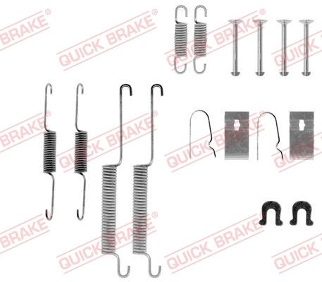 OJD Quick Brake 1050668 - Accessory Kit, brake shoes autospares.lv