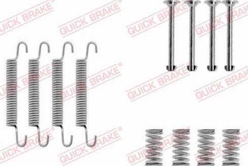 OJD Quick Brake 1050667 - Accessory Kit, parking brake shoes autospares.lv