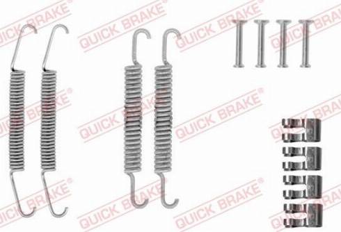 OJD Quick Brake 105-0610 - Accessory Kit, brake shoes autospares.lv