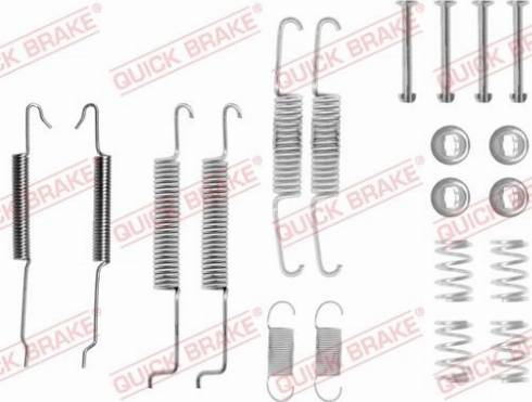 OJD Quick Brake 105-0680 - Accessory Kit, brake shoes autospares.lv