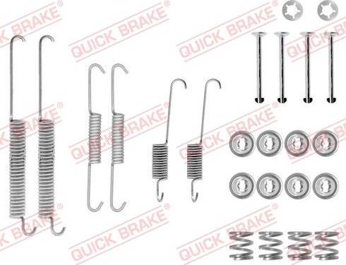 OJD Quick Brake 105-0678 - Accessory Kit, brake shoes autospares.lv