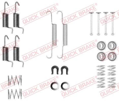 OJD Quick Brake 105-0010 - Accessory Kit, parking brake shoes autospares.lv