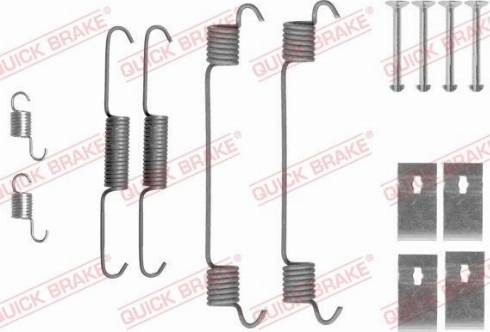 OJD Quick Brake 105-0860 - Accessory Kit, brake shoes autospares.lv