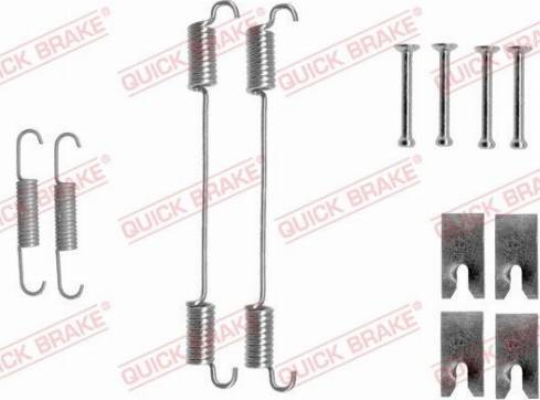 OJD Quick Brake 105-0862 - Accessory Kit, brake shoes autospares.lv