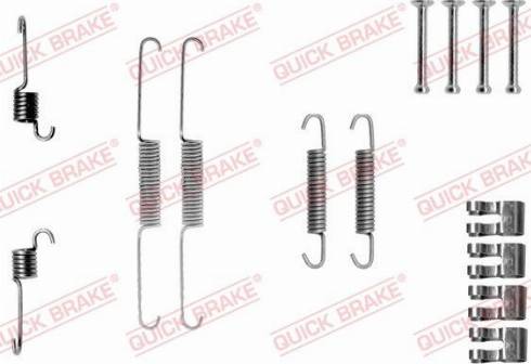 OJD Quick Brake 105-0763 - Accessory Kit, brake shoes autospares.lv