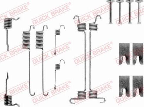 OJD Quick Brake 1050731 - Accessory Kit, brake shoes autospares.lv