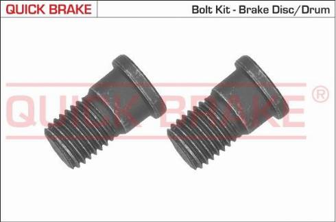 OJD Quick Brake 11666K - Bolt, brake disc autospares.lv