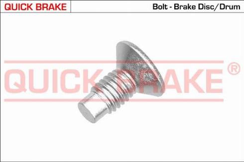 OJD Quick Brake 11663 - Bolt, brake caliper autospares.lv
