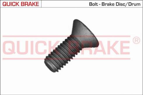 OJD Quick Brake 11676 - Bolt, brake caliper autospares.lv