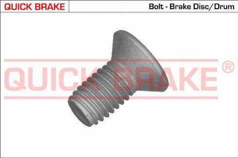 OJD Quick Brake 11670 - Bolt, brake caliper autospares.lv