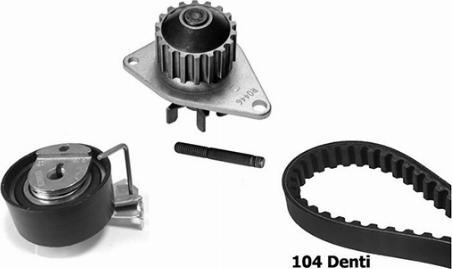 OMB KMB10012B - Water Pump & Timing Belt Set autospares.lv