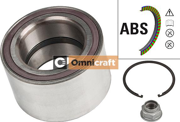 Omnicraft 2466628 - Wheel hub, bearing Kit autospares.lv