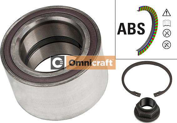 Omnicraft 2466622 - Wheel hub, bearing Kit autospares.lv