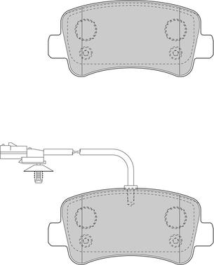 Omnicraft 2143239 - Brake Pad Set, disc brake autospares.lv