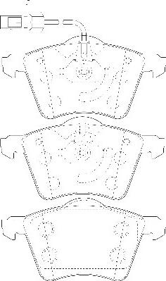 Omnicraft 2134954 - Brake Pad Set, disc brake autospares.lv