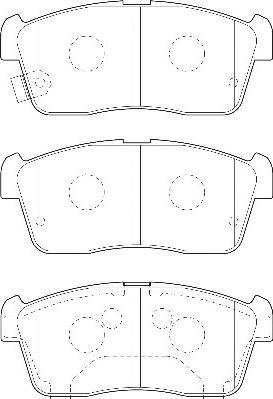 Omnicraft 2134950 - Brake Pad Set, disc brake autospares.lv