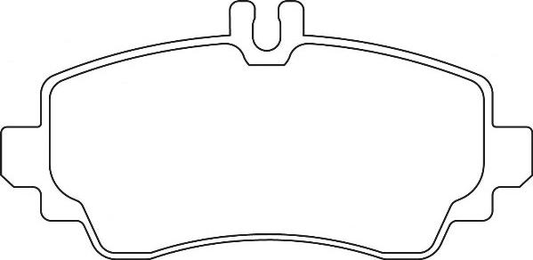 Omnicraft 2134958 - Brake Pad Set, disc brake autospares.lv