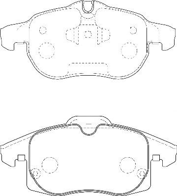 Omnicraft 2134910 - Brake Pad Set, disc brake autospares.lv